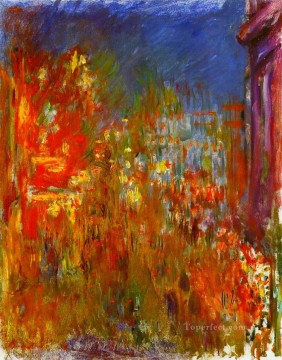  noche Obras - Leicester Square de noche Claude Monet
